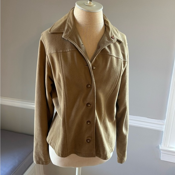 Vintage Suede Shirt/ Jacket shacket - Picture 1 of 9